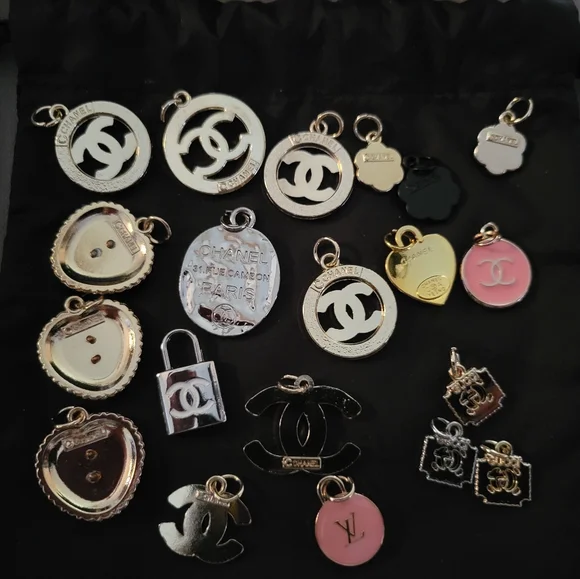 Authentic Stamped Upcycled Charms and Zipper Pulls For Jewlery Projects - Picture 2 of 10